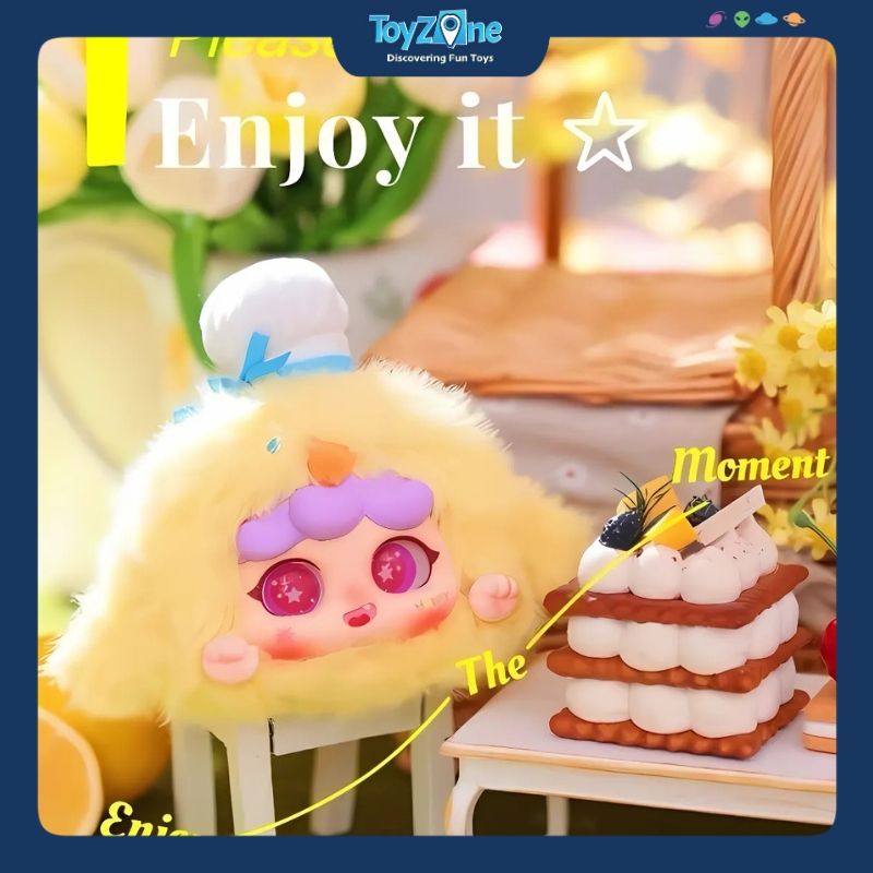 Mô hình Blind box Móc khóa Gấu bông Migo Zipper Animal Party ( Bữa Tiệc Động Vật ) HAPPY GHOST