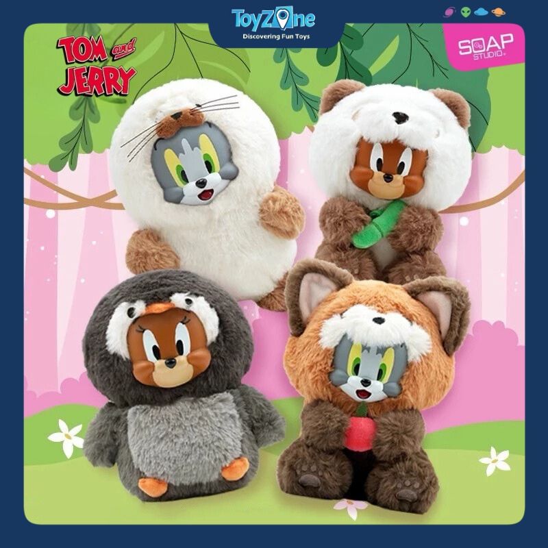 Mô hình Blind box Gấu bông Tom and Jerry Animal Shaped ( Hóa Thân Động Vật ) SOAP STUDIO