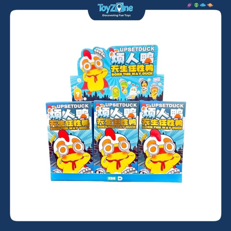 Mô hình Blind box Gấu bông Upset Duck Version 3 Born This Way Duck ( Sinh Ra Là Chính Mình ) RONGCREATOR