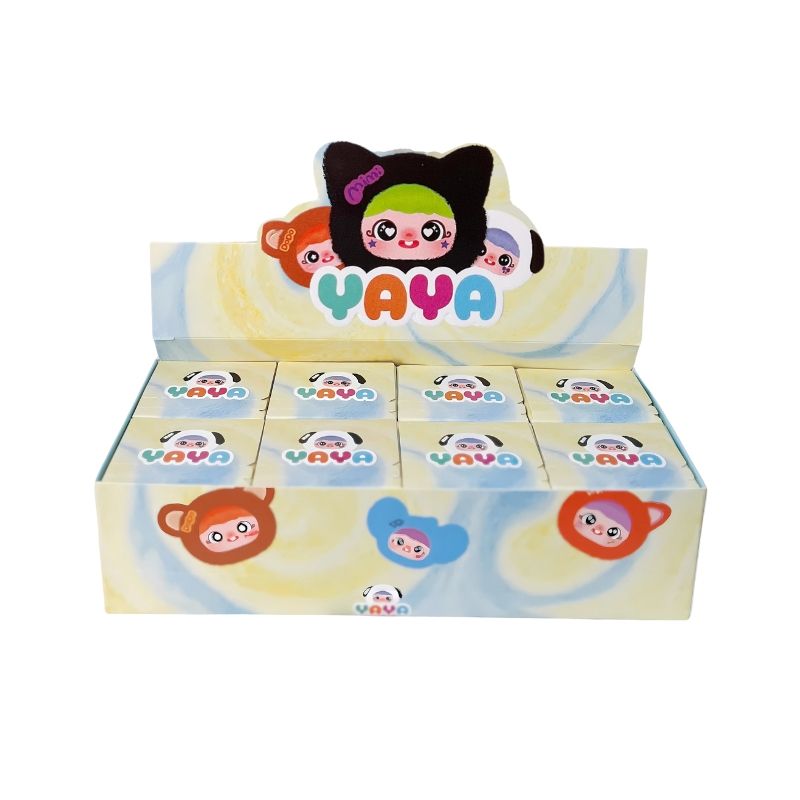  Mô hình Blind box Móc khóa Gấu bông Yaya Little Mischievous Bag Plush ( Đứa Trẻ Tinh Nghịch ) HAPPY GHOST 