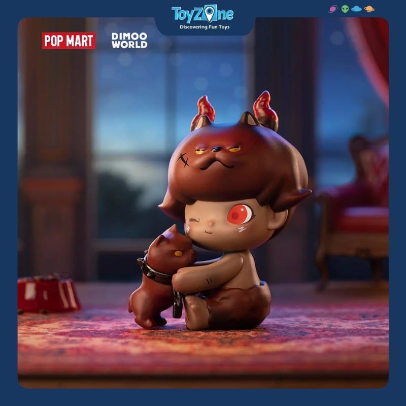 Mô hình đồ chơi Blind box Dimoo No One's Gonna Sleep Tonight Series (Đêm Không Ngủ Cùng Dimoo) POP MART