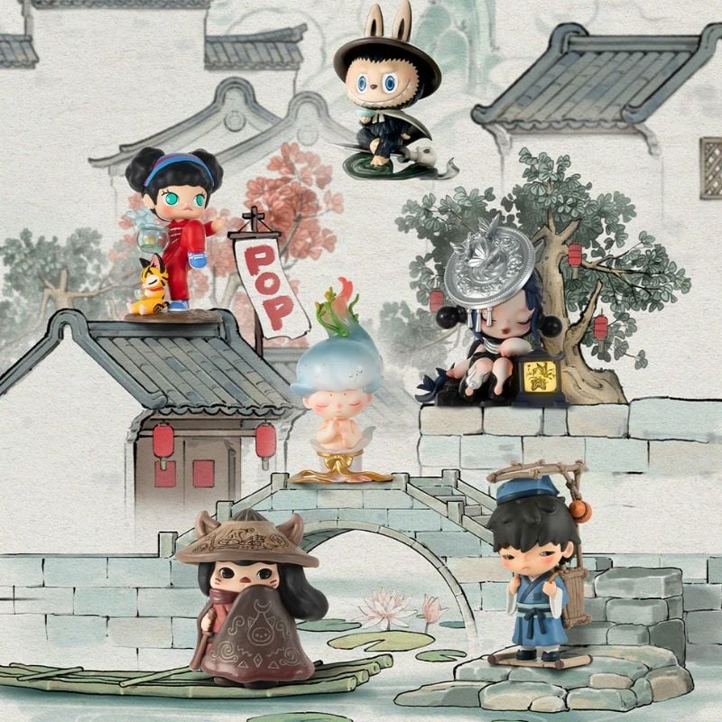 Mô hình đồ chơi Blind box Matchless 14th Anniversary Series Figures POP MART