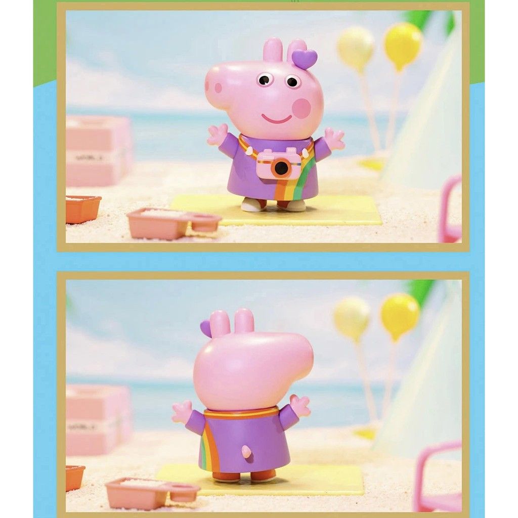 Mô hình đồ chơi Blind box Peppa Pig Family Celebration Series (Ngày Vui Chơi Của Gia Đình Heo Peppa) - POP MART