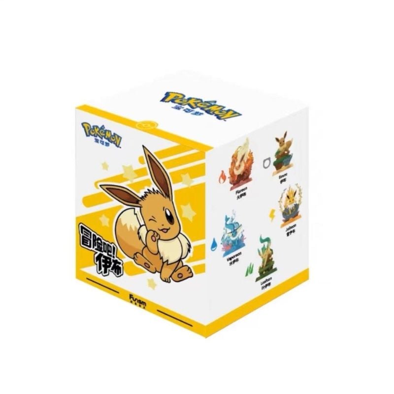 Mô hình đồ chơi Blind box Pokemon Eevee Evolution Adventure Series 2 ( Quá Trình Tiến Hóa Eevee 2 ) FUNISM