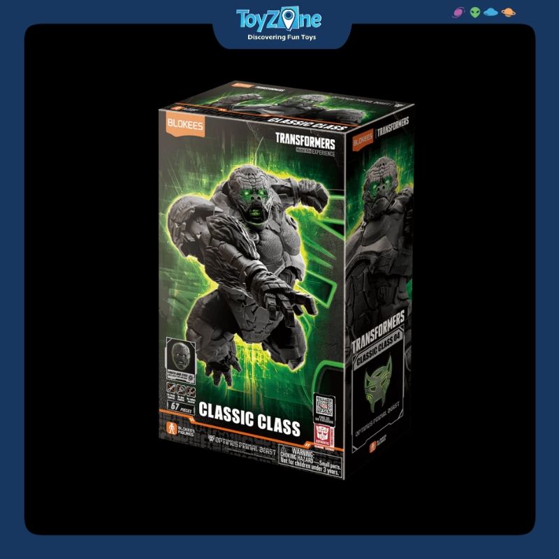 Mô Hình Đồ Chơi Lắp Ráp Transformers Classic Class 04 Optimus Primal Beast Rise Of The Beasts ( Quái Thú Trỗi Dậy ) BLOKEES