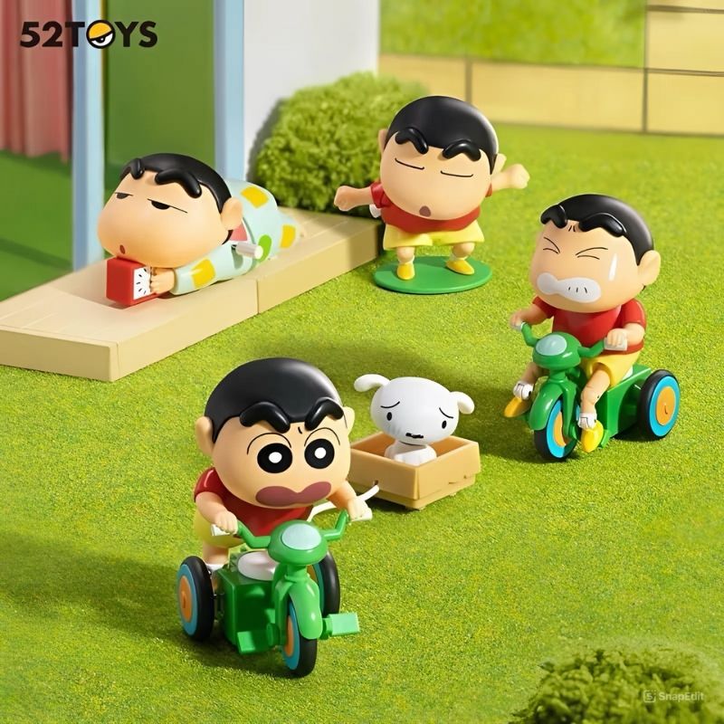 Mô hình đồ chơi Blind Box Crayon Shin-Chan Dynamic New Life Series 52TOYS