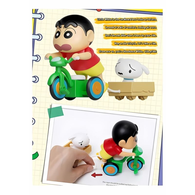 Mô hình đồ chơi Blind Box Crayon Shin-Chan Dynamic New Life Series 52TOYS