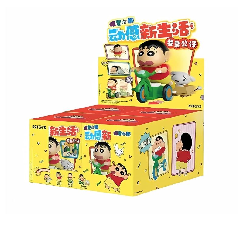 Mô hình đồ chơi Blind Box Crayon Shin-Chan Dynamic New Life Series 52TOYS