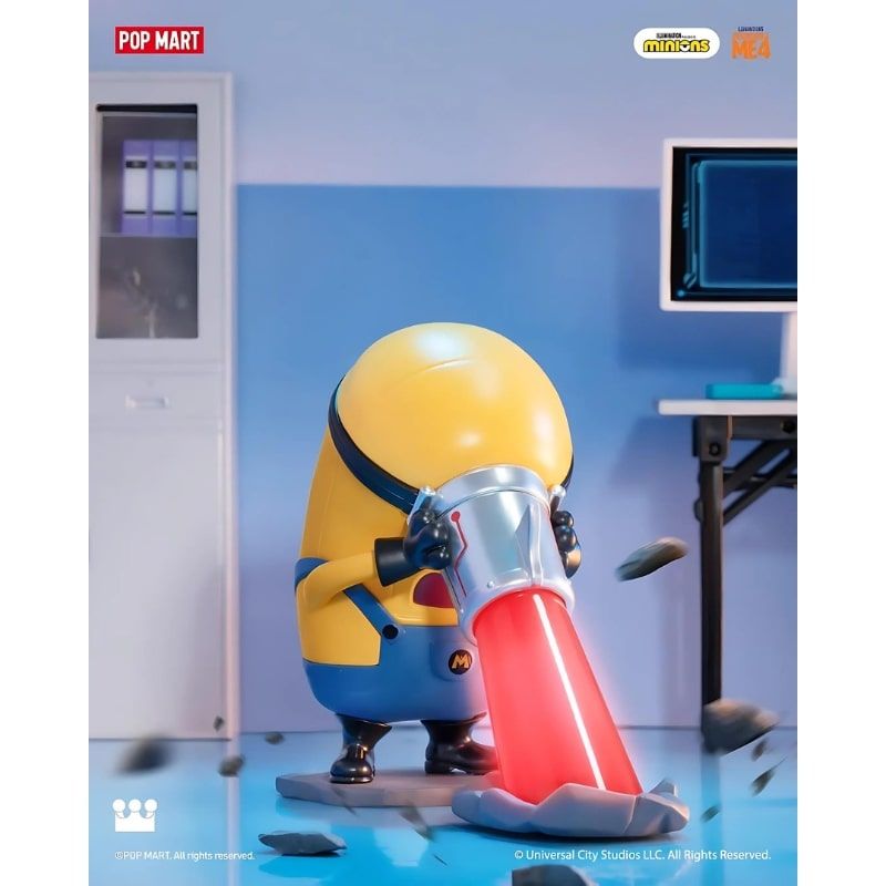 Mô hình đồ chơi Blind box Minions Despicable Me 4 Series Figures ( Kẻ Trộm Mặt Trăng ) POP MART