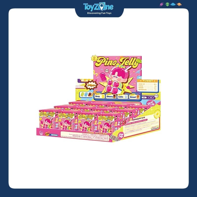  Mô hình đồ chơi Blind box Pino Jelly Taste And Personality Quiz (Trắc Nghiệm Tính Cách Nhân Vật) POP MART 