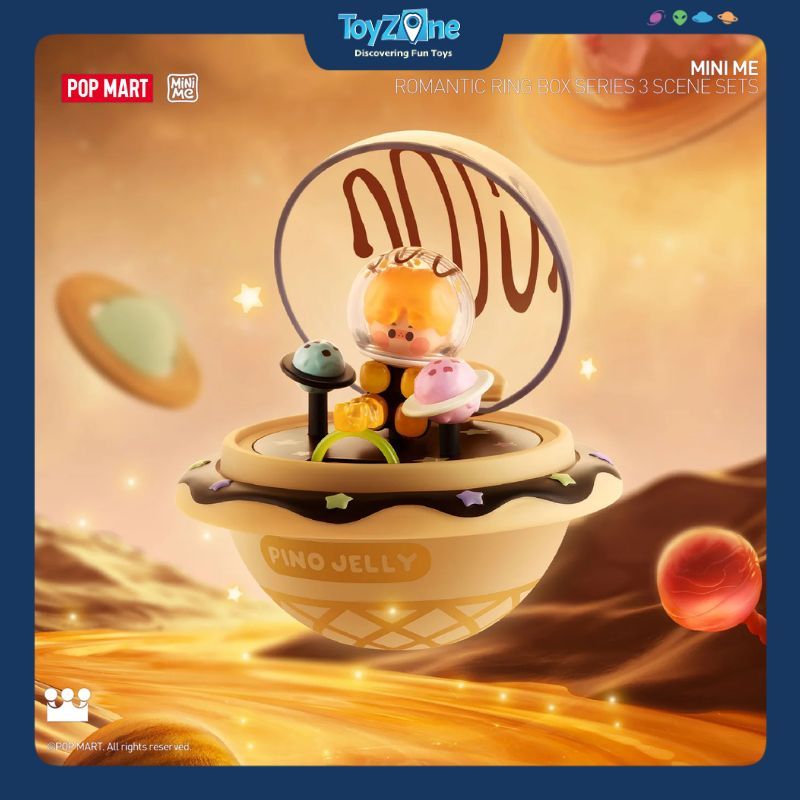 Mô hình đồ chơi Blind box Romantic Ring Box Series 3 Scene Sets ( Hộp Nhẫn Lãng Mạn ) POP MART