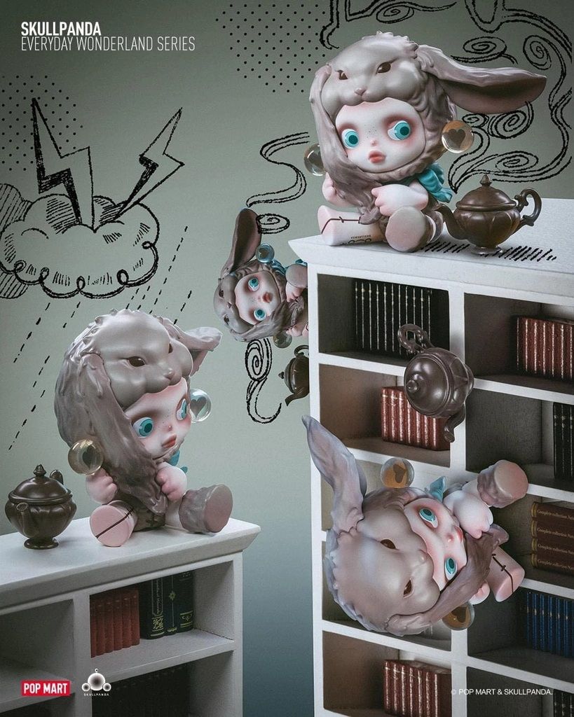 Mô hình đồ chơi Blind box Skull Panda Everyday Wonderland Series (Xứ Sở Thần Tiên Của Skull Panda) POP MART