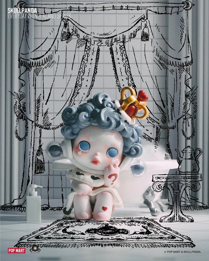 Mô hình đồ chơi Blind box Skull Panda Everyday Wonderland Series (Xứ Sở Thần Tiên Của Skull Panda) POP MART