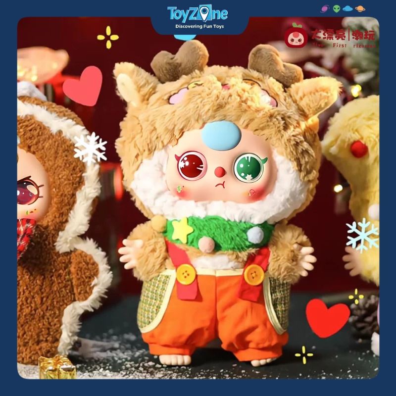 Mô hình Blind box Gấu bông Baby Three Christmas 400% ( Giáng Sinh ) Big Plush BABY THREE