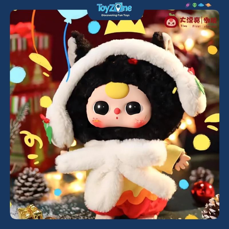 Mô hình Blind box Gấu bông Baby Three Christmas 400% ( Giáng Sinh ) Big Plush BABY THREE