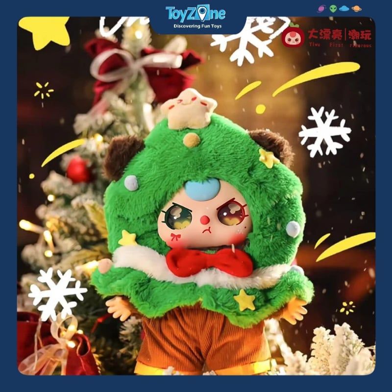 Mô hình Blind box Gấu bông Baby Three Christmas 400% ( Giáng Sinh ) Big Plush BABY THREE