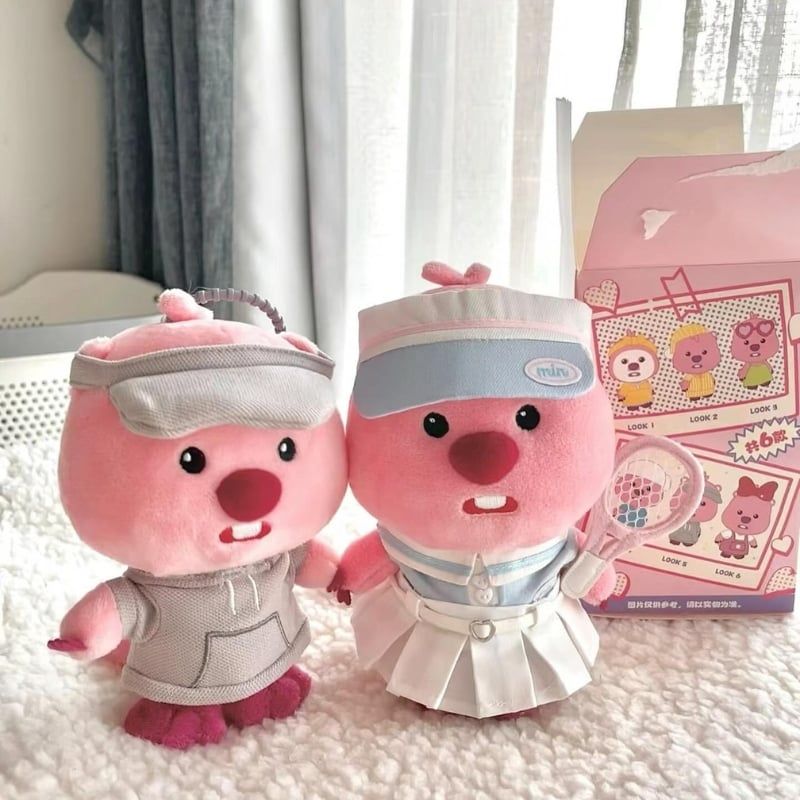 Mô hình Blind box Móc khóa Gấu bông Zanmang Loopy Cute Ruby Series MINISO