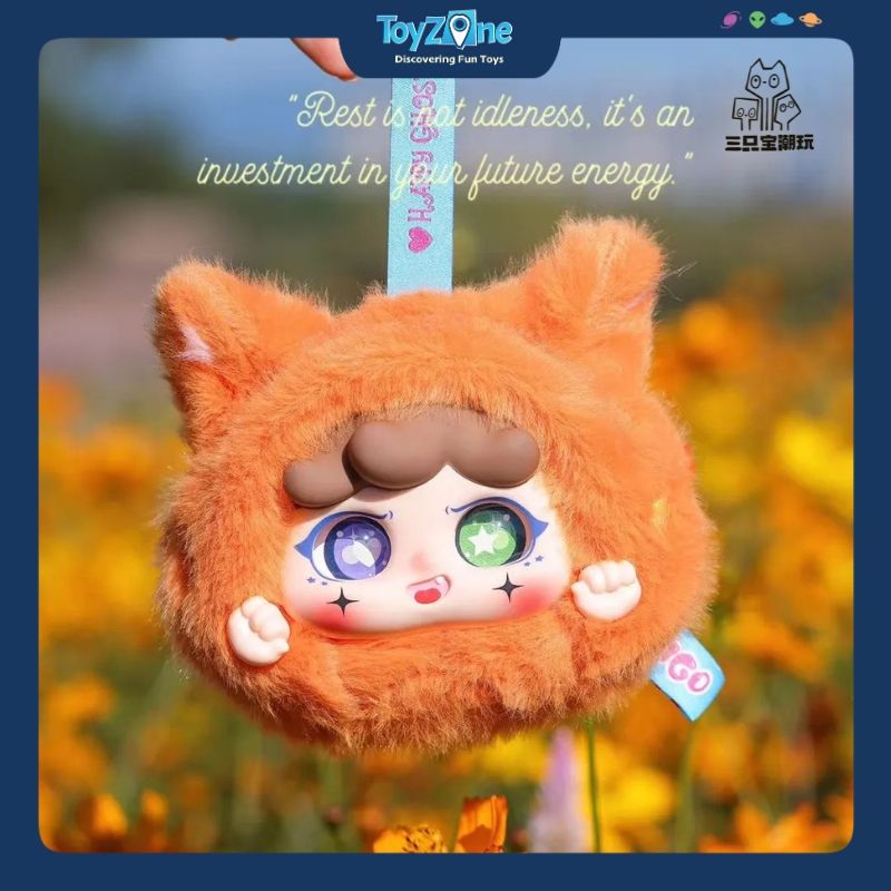 Mô hình Blind box Móc Khóa Gấu Bông Migo Let's Travel Together ( Cùng Nhau Du Lịch ) HAPPY GHOST