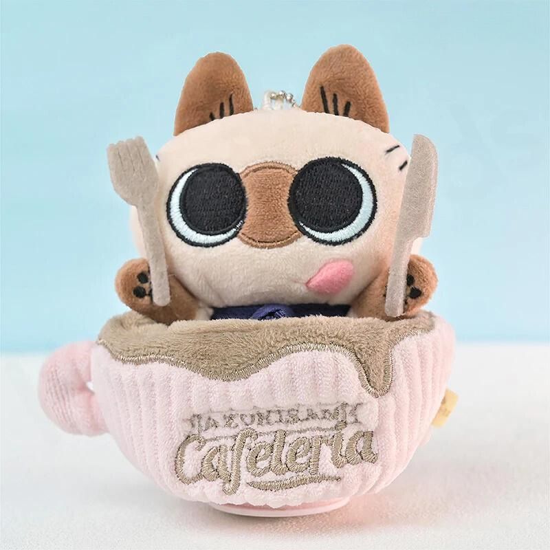 Mô hình Blind box Móc Khóa Gấu Bông Dây Cót Azukiasan's Cafeteria Ver.2 Clockwork Plush ( Quán Cà Phê Của Azukiasan ) NOBEKO