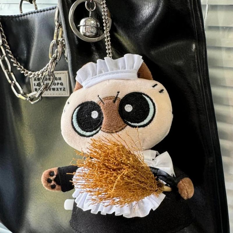 Mô hình Blind box Móc Khóa Gấu Bông Dây Cót Azukiasan's Cafeteria Ver.2 Clockwork Plush ( Quán Cà Phê Của Azukiasan ) NOBEKO