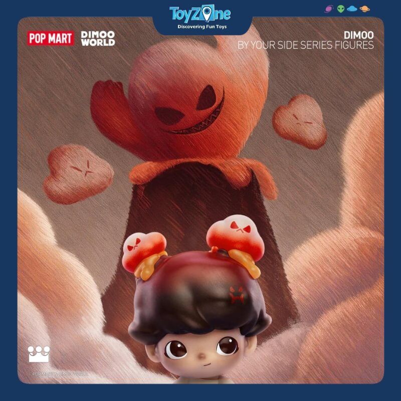 Mô hình đồ chơi Blind box Dimoo By Your Side Series Figures ( Dimoo Bên Cạnh Bạn ) POP MART