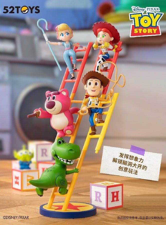 Mô hình đồ chơi Blind box Disney Toy Story Big Ladder Series (Thế Giới Đồ Chơi) 52TOYS
