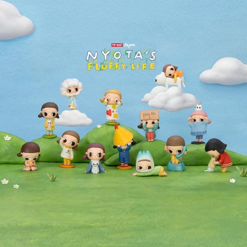 Mô hình đồ chơi Blind box Nyota's Fluffy Life Series Figures ( Cuộc Sống Nhẹ Nhàng Của Nyota's ) POP MART