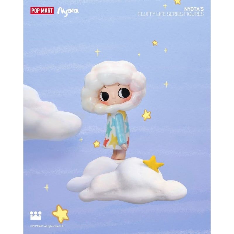 Mô hình đồ chơi Blind box Nyota's Fluffy Life Series Figures ( Cuộc Sống Nhẹ Nhàng Của Nyota's ) POP MART 