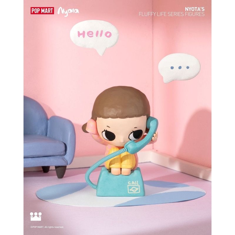  Mô hình đồ chơi Blind box Nyota's Fluffy Life Series Figures ( Cuộc Sống Nhẹ Nhàng Của Nyota's ) POP MART 