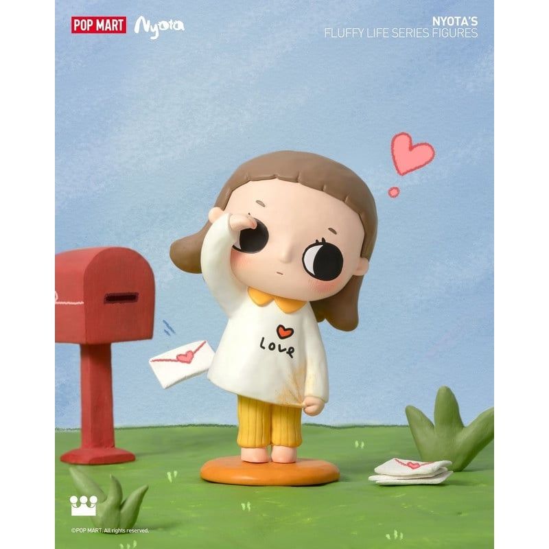  Mô hình đồ chơi Blind box Nyota's Fluffy Life Series Figures ( Cuộc Sống Nhẹ Nhàng Của Nyota's ) POP MART 