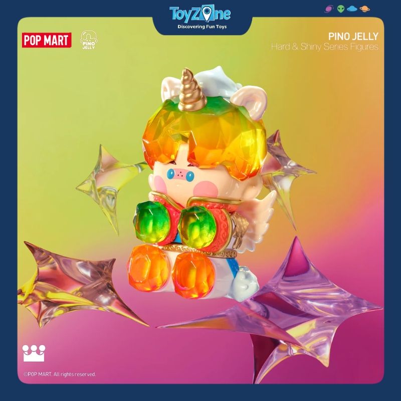 Mô hình đồ chơi Blind box Pino Jelly Hard & Shiny Series ( Cứng Rắn Và Lấp Lánh ) POP MART