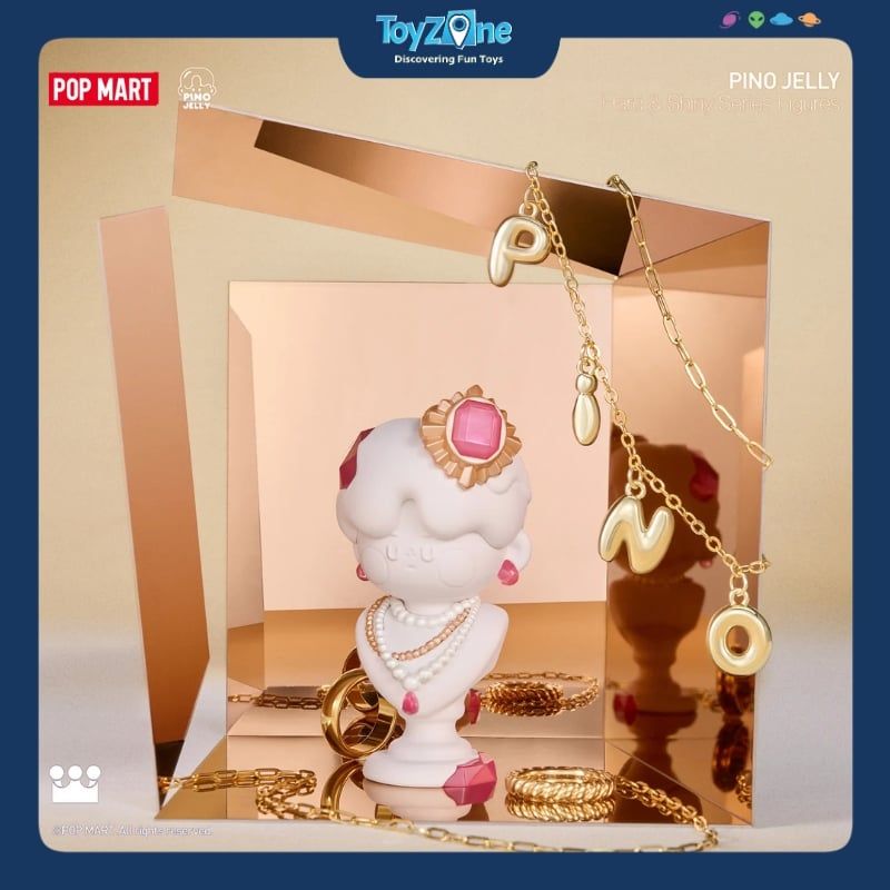 Mô hình đồ chơi Blind box Pino Jelly Hard & Shiny Series ( Cứng Rắn Và Lấp Lánh ) POP MART