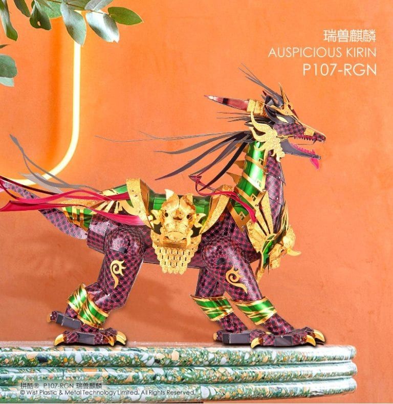 Mô hình Kỳ Lân lắp ráp kim loại 3D – Piececool MP529