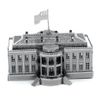  Mô hình kim loại lắp ráp 3D White House (Nhà Trắng) (Silver) Metal Mosaic MP842 