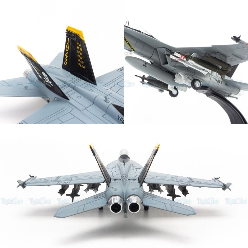 Mô hình máy bay chiến đấu F/A-18B Hornet McDonnell Douglas 1:100 WLTK