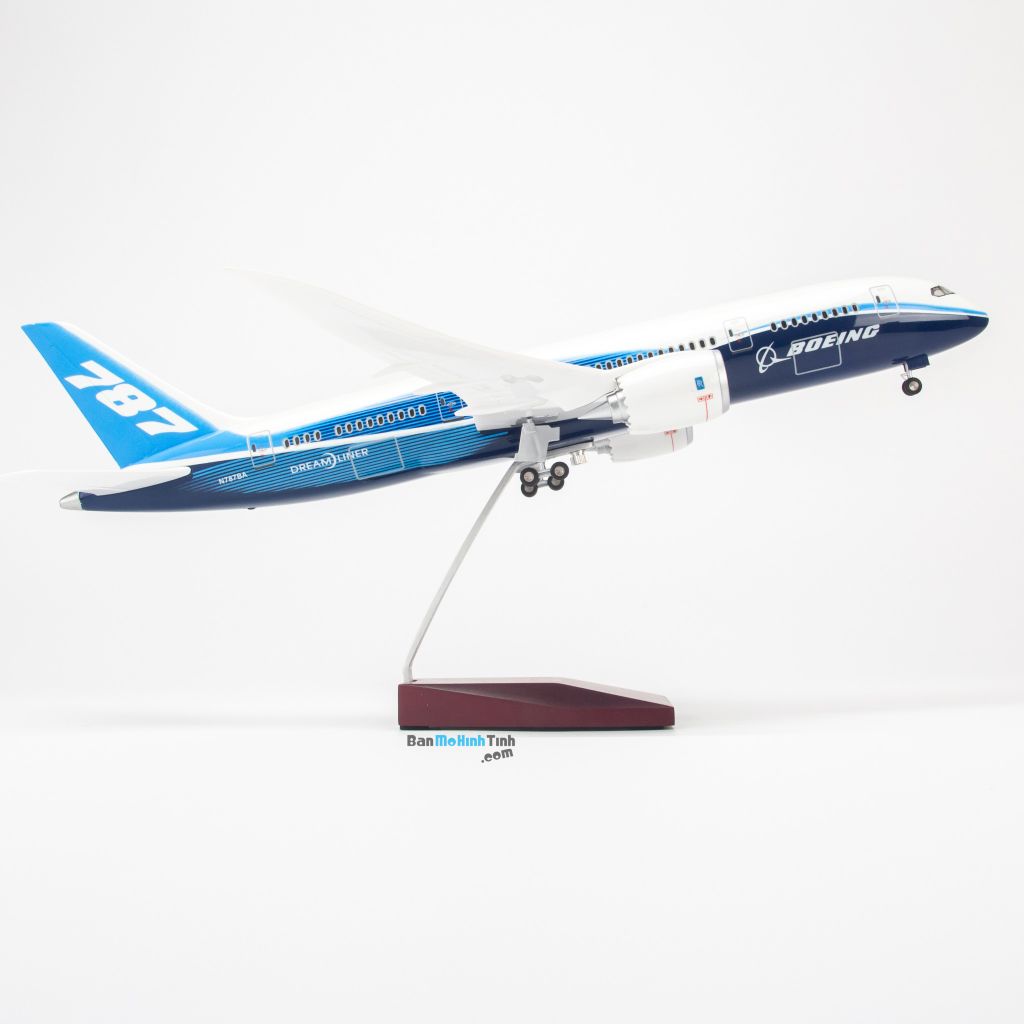 Mô hình máy bay Original Boeing B787 47cm lắp ráp có đèn Everfly