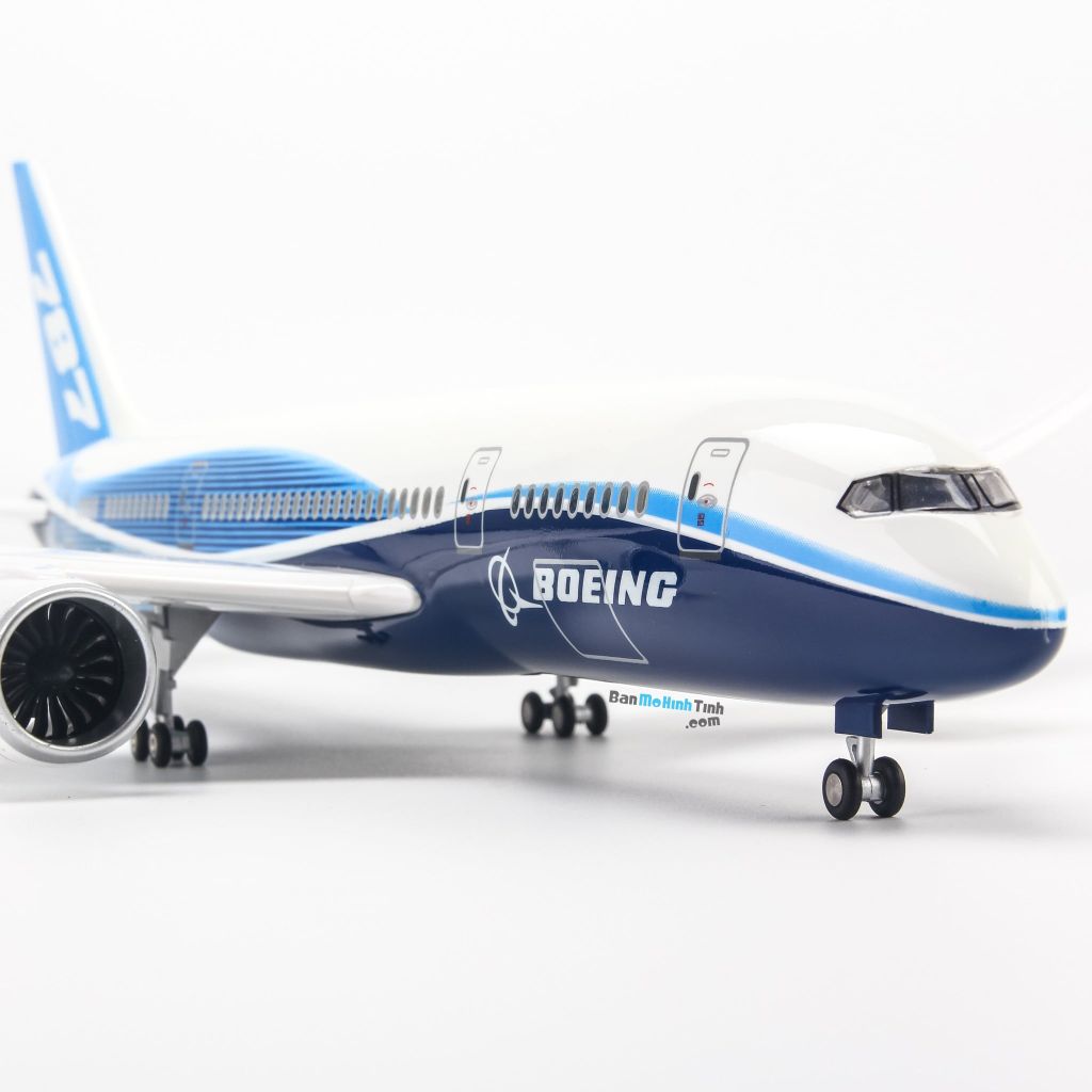 Mô hình máy bay Original Boeing B787 47cm lắp ráp có đèn Everfly