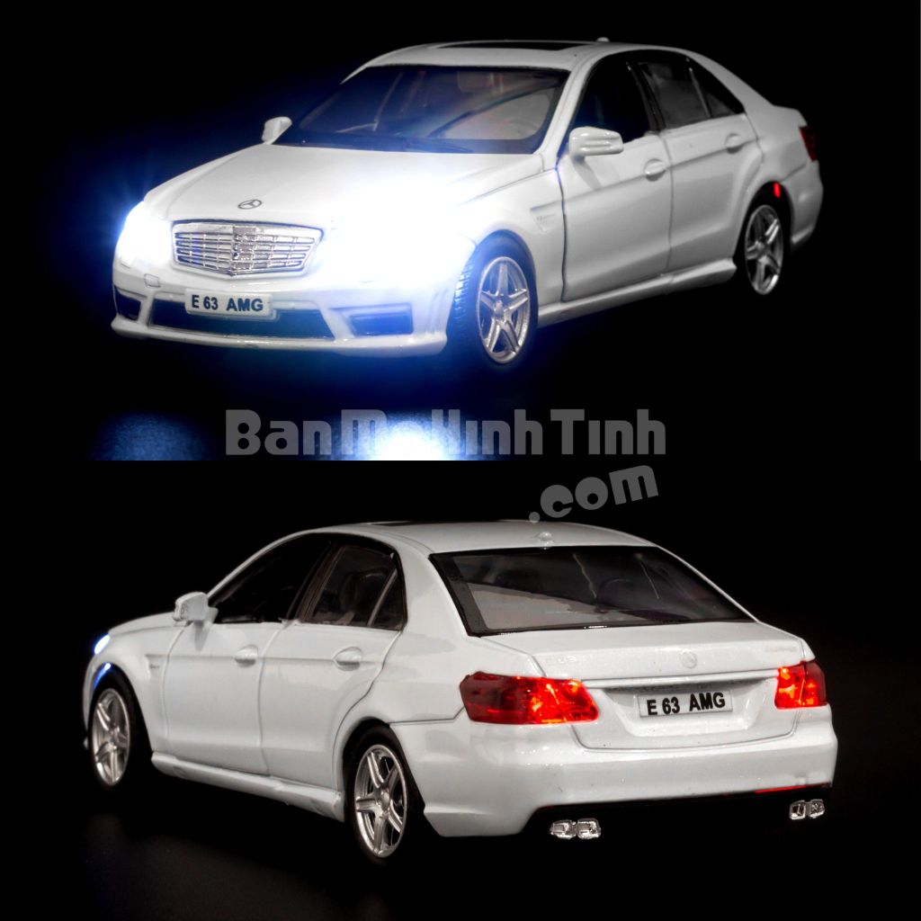Mô hình Mercedes Benz E63 1:36 Uni White (3)