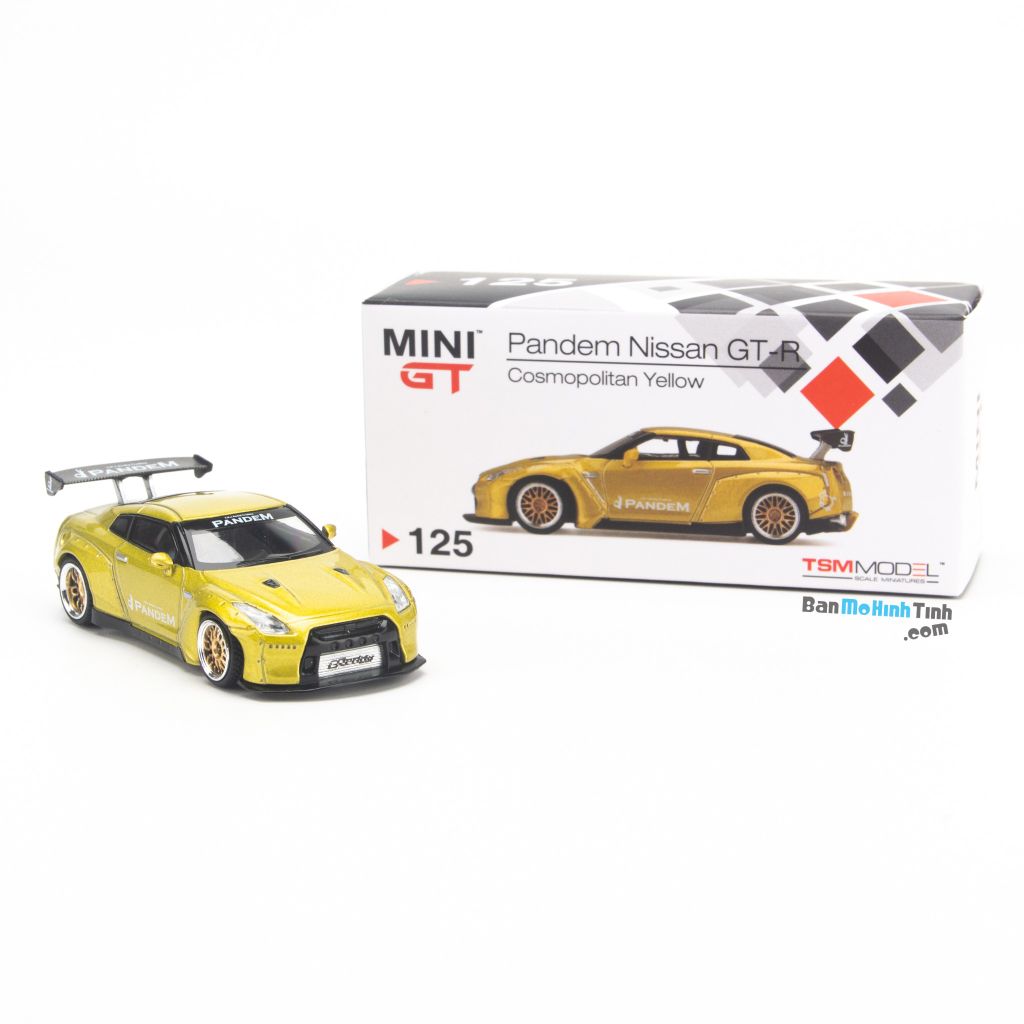  Mô hình xe Nissan GT-R R35 Pandem 1:64 MiniGT 
