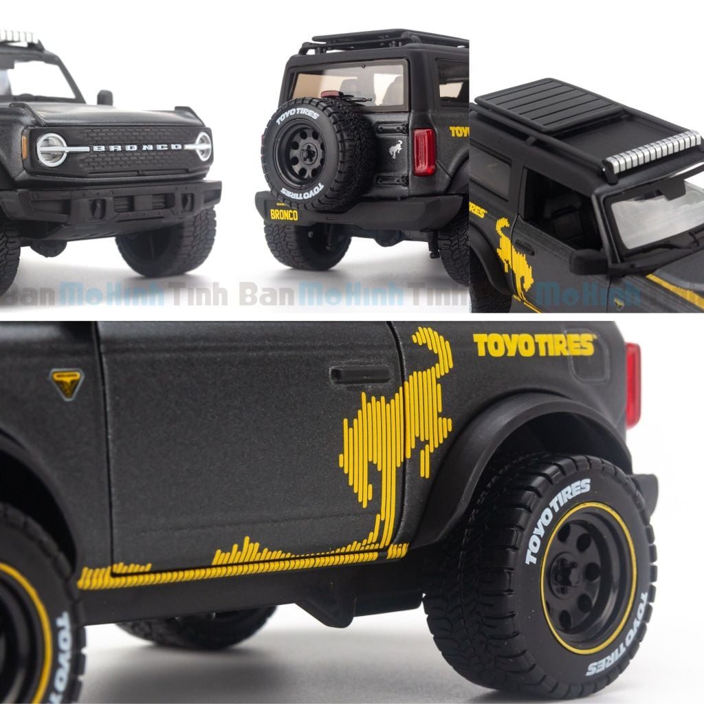 Mô hình xe Ford Bronco Badlands 2021 Off Road 1:24 Maisto