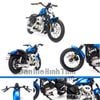  Mô hình xe mô tô Harley Davidson 2007 XL 1200N Nightster 1:18 Maisto- 20-12016 