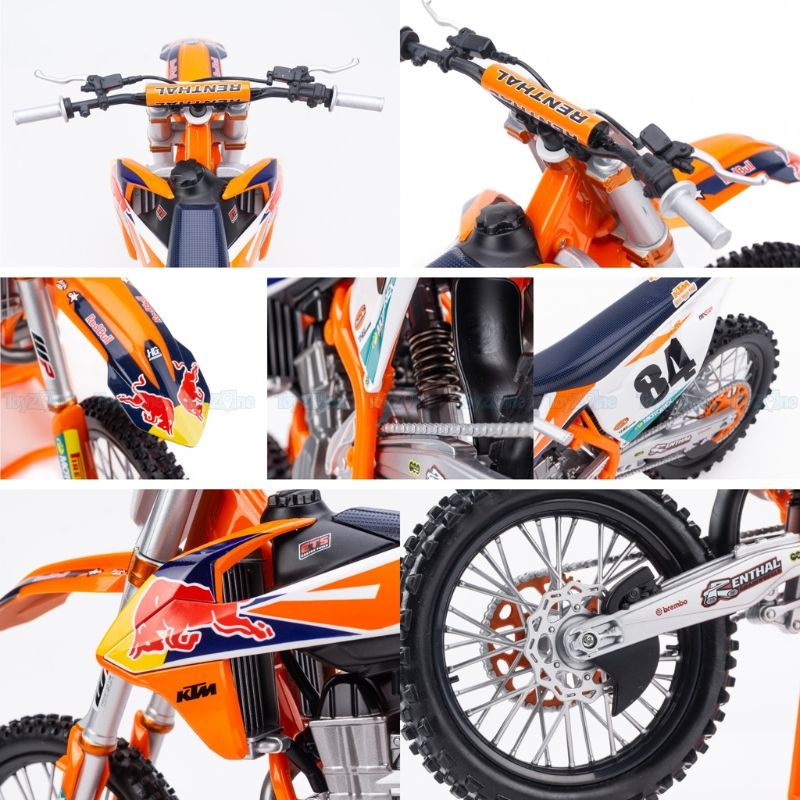  Mô hình xe mô tô KTM 450 SX-F Factory Edition 2018 1:6 MAISTO 