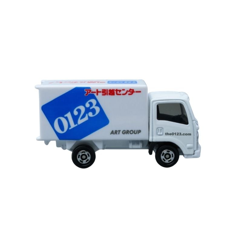 Mô hình xe tải Isuzu Elf Art Moving Company Truck No.57 Tomica