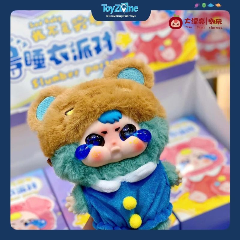  Mô hình Blind Box Móc khoá Gấu bông Baby Three Sad Baby Slumber Party Series CUREPLANETA 