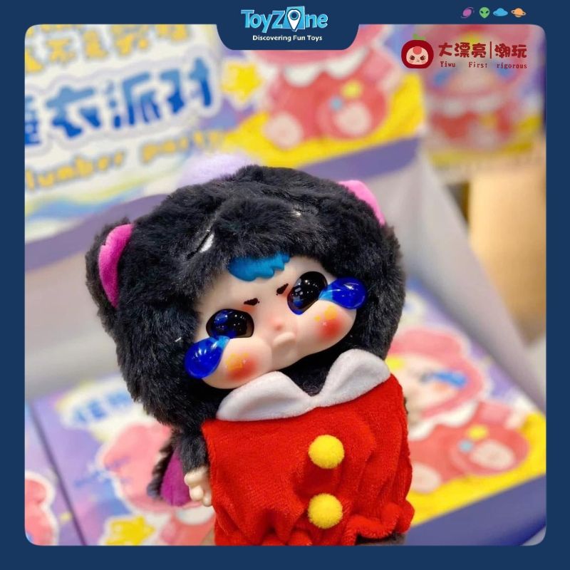  Mô hình Blind Box Móc khoá Gấu bông Baby Three Sad Baby Slumber Party Series CUREPLANETA 