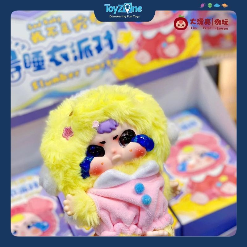  Mô hình Blind Box Móc khoá Gấu bông Baby Three Sad Baby Slumber Party Series CUREPLANETA 