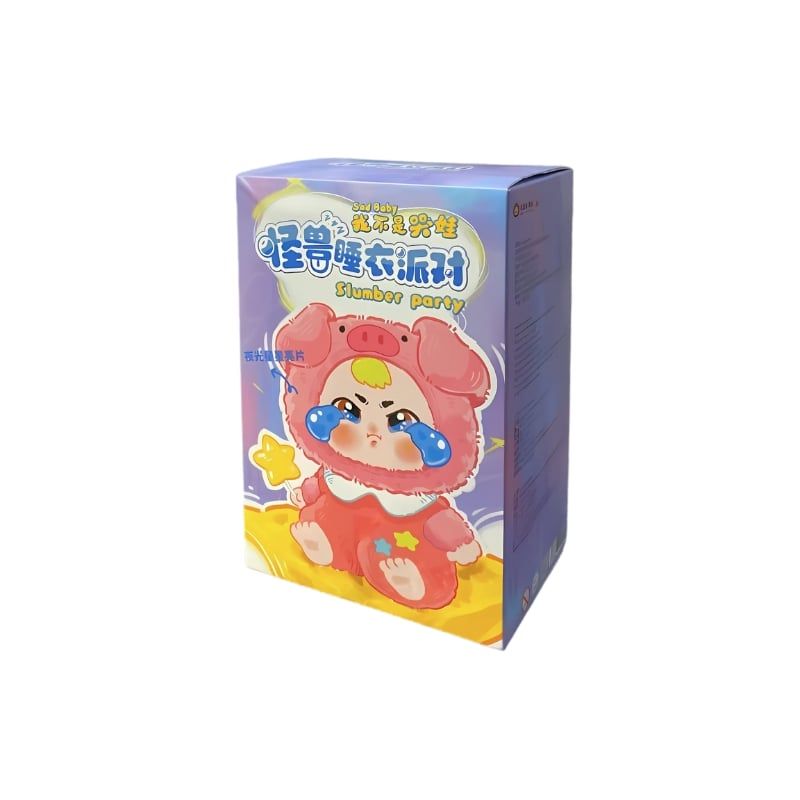  Mô hình Blind Box Móc khoá Gấu bông Baby Three Sad Baby Slumber Party Series CUREPLANETA 