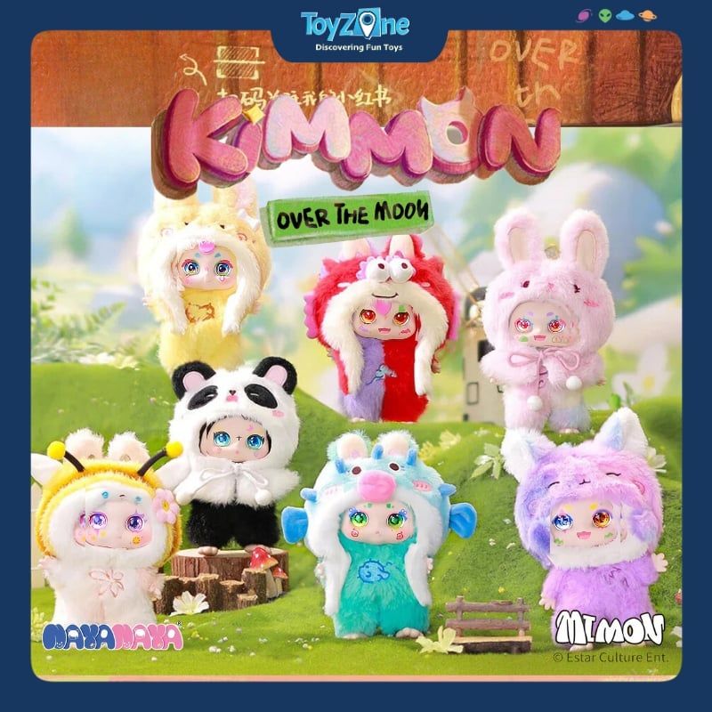 Mô hình Blind box Móc khóa Gấu bông Kimmon Over The Moon ( Vui Sướng Tột Cùng ) NAYANAYA