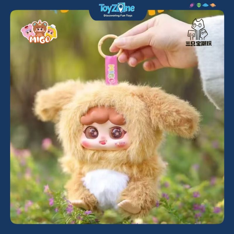  Mô hình Blind box Móc Khóa Gấu Bông Migo Forest Party ( Bữa Tiệc Trong Rừng ) HAPPY GHOST 