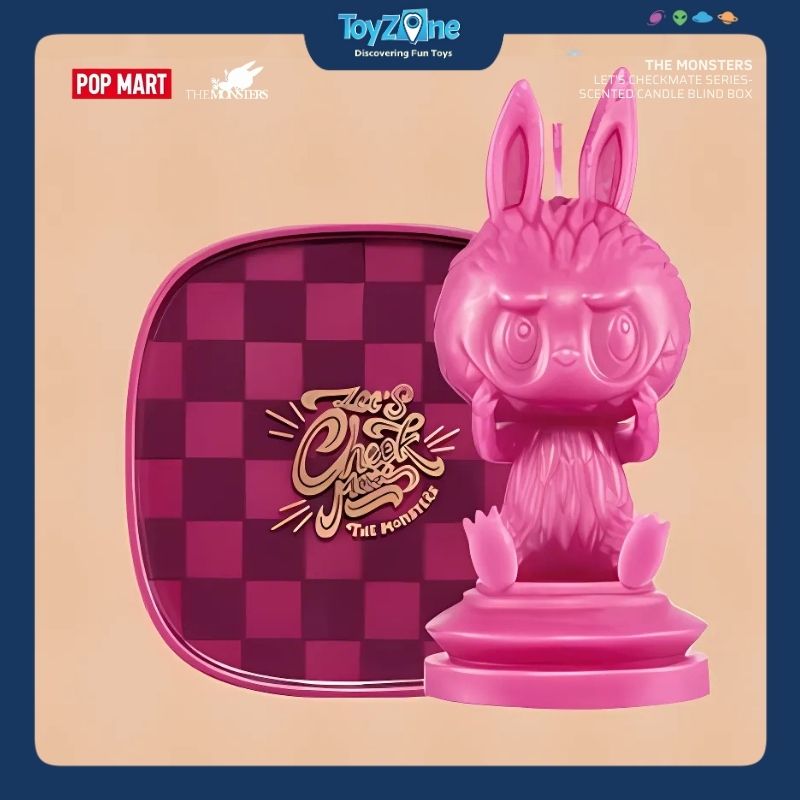 Mô hình Blind box Nến thơm Labubu The Monsters Let's Checkmate Scented Candle Series POP MART